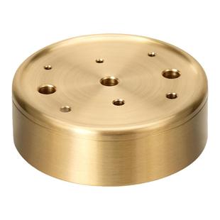 藏香插香座不落灰香托香盘黄铜底座沉香炉特大号九孔创意线香香插