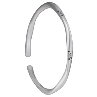 吴越老银铺足银手镯999足银俏喵手镯时尚简约纯银手镯百搭开口