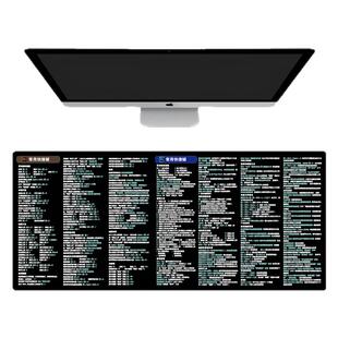 mac系列idea vscode ps ai fcp cad wps系统快捷键防水鼠标垫桌垫