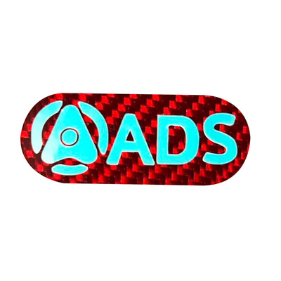 ADS英文车标夜光装饰贴