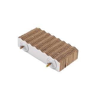 鹦鹉磨嘴纸板啃咬发泄耐啃咬站台磨爪解闷鸟笼玄凤牡丹栖息平台