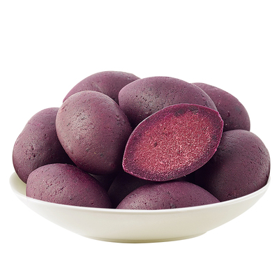 来伊份小紫薯果糕类小点心小吃