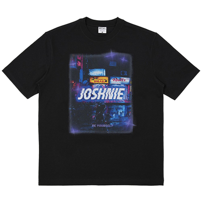 JoshNie美式复古潮流都市短袖