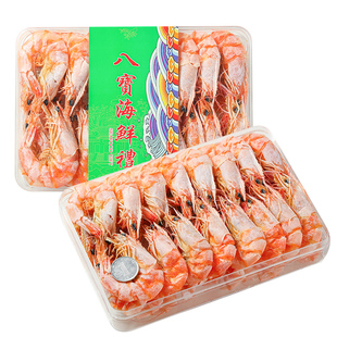 礼盒装威海特产大对虾干淡干即食烤虾大号虾干海鲜干货脆脆虾零食