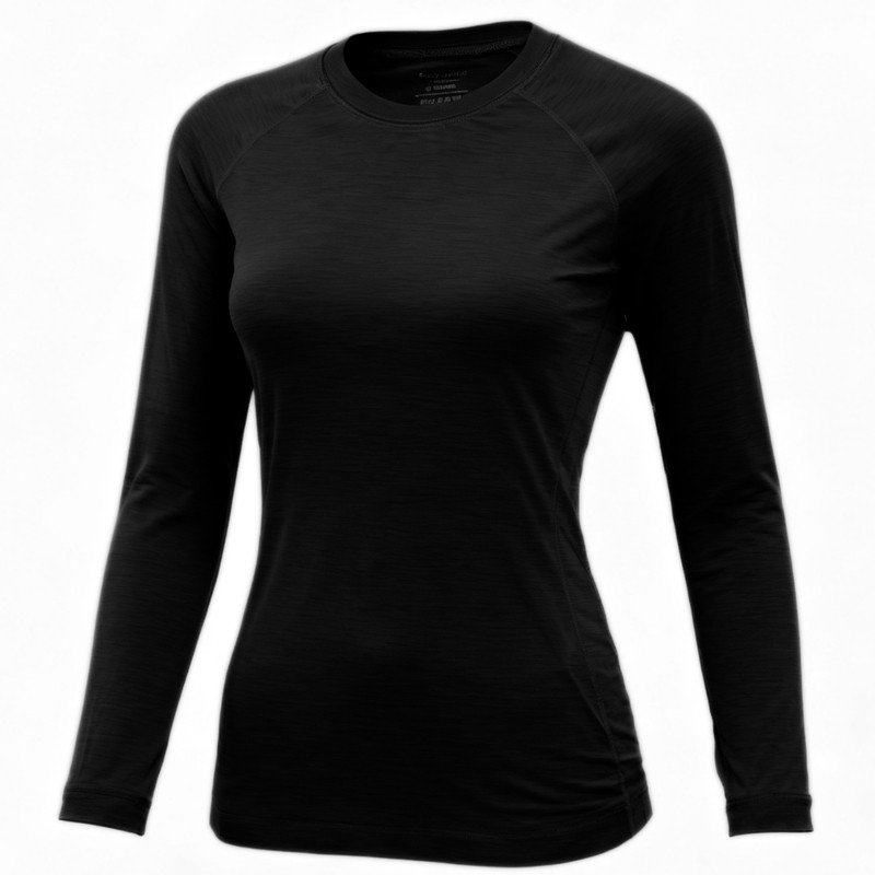 OdrThreads16.5μm美丽诺羊毛打底衣长袖女户外徒步登山美利奴