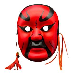 京剧脸谱面具成人全脸化妆舞会面罩戏曲装扮道具关公曹操国风脸谱