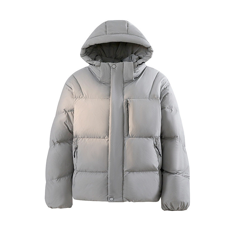 DICEOFF面包服短款防水面料冬季加厚保暖可拆卸连帽棉服情侣款