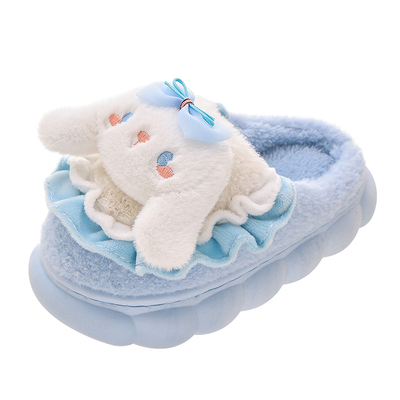 女童棉拖鞋2025新款女孩秋冬季儿童室内加绒保暖拖鞋外穿宝宝棉拖
