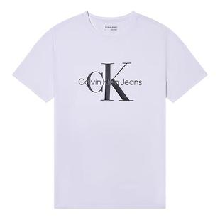 Calvin Klein 凯文克莱 CK 美版T恤 男士简约休闲圆领 上衣打底衫