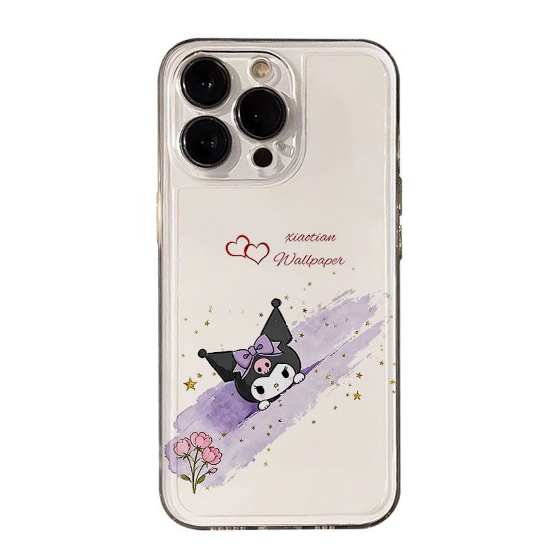 苹果17透明iPhone14少女心适用iQOO15Ultra花朵美乐蒂库洛米16Plus卡通手机壳软华为P90可爱13闺蜜红米TURBO5