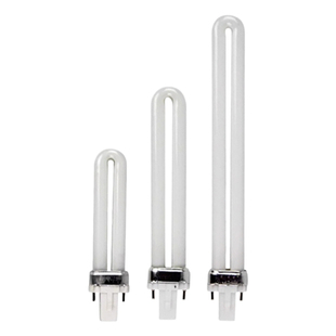 学生台灯灯管老式2针7w9w11w卧室护眼节能灯浴霸照明灯 u型荧光灯