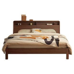 林氏家居1米8实木脚床1.5米床单人床新款床架双人床家具林氏木业