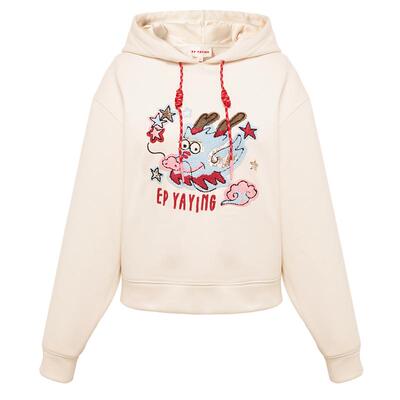 国潮时尚卫衣抽绳雅莹