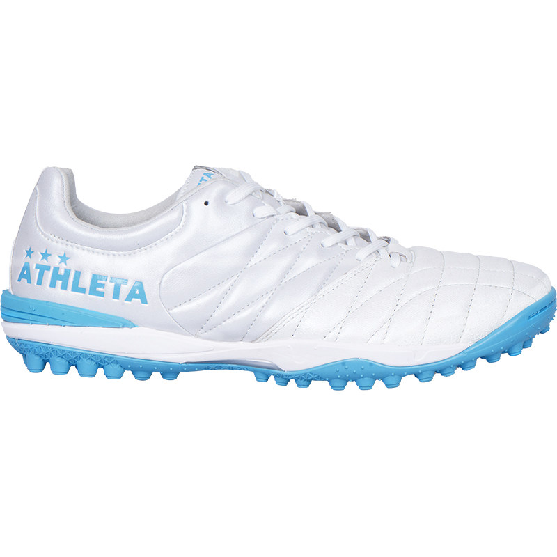 天朗足球ATHLETA x TLSS阿仕利塔联名袋鼠皮短钉TF碎钉人草足球鞋