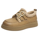 红蜻蜓雪地靴女2025冬季新款女鞋毛绒加厚勃肯鞋东北加绒保暖棉鞋