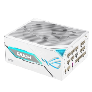 ROG 雷神3代1200W 白色氮化镓白金电源 磁吸OLED屏/全日系电容