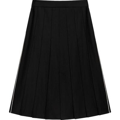 【播奥莱】播高腰百褶裙女商场同款梨型身材显瘦半身裙BDR1BD0209