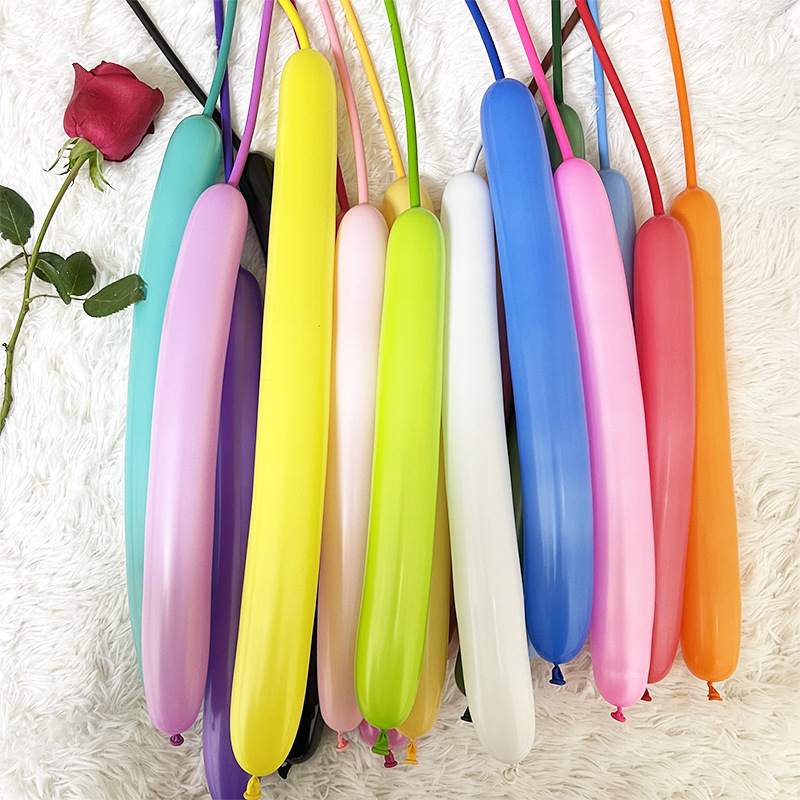 地推260小太子气球儿童小丑加厚造型气球长条克编织魔术气球1.8