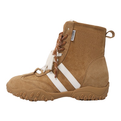 真皮~6CM内增高女鞋马丁靴