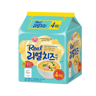 韩国不倒翁真芝士拉面real特浓双重奶酪芝士面进口网红泡面方便面