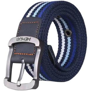 洛曼帝森针扣帆布腰带男士女士皮带学生青年韩版裤带休闲商务布带