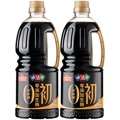 味达美初零添加生抽1L*2瓶