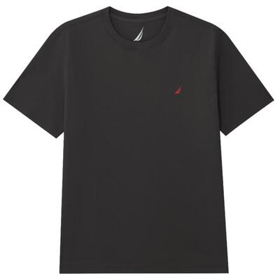 简约休闲罗纹圆领短袖T恤