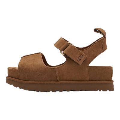 UGG  Goldenstar Hi 夏季女款舒适魔术贴露趾厚底时尚凉鞋1167356