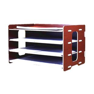 a3桌面办公桌收纳盒子文件打印纸木质加厚整理超大容量纳置物架箱