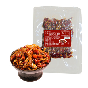 游小渔100克即食香辣小鱼花生追剧下酒夜宵解馋聚会网红小零食