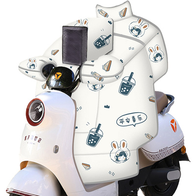 电动车亲子款挡风被冬季