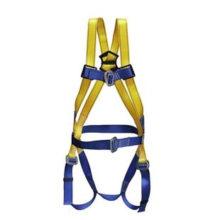 全身五点式安全带户外防坠落高空作业装备保险绳腰带双挂钩缓冲包