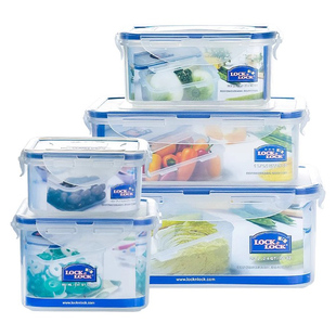 乐扣乐扣塑料保鲜盒水果外带饭盒微波炉加热便当盒密封冰箱食品盒