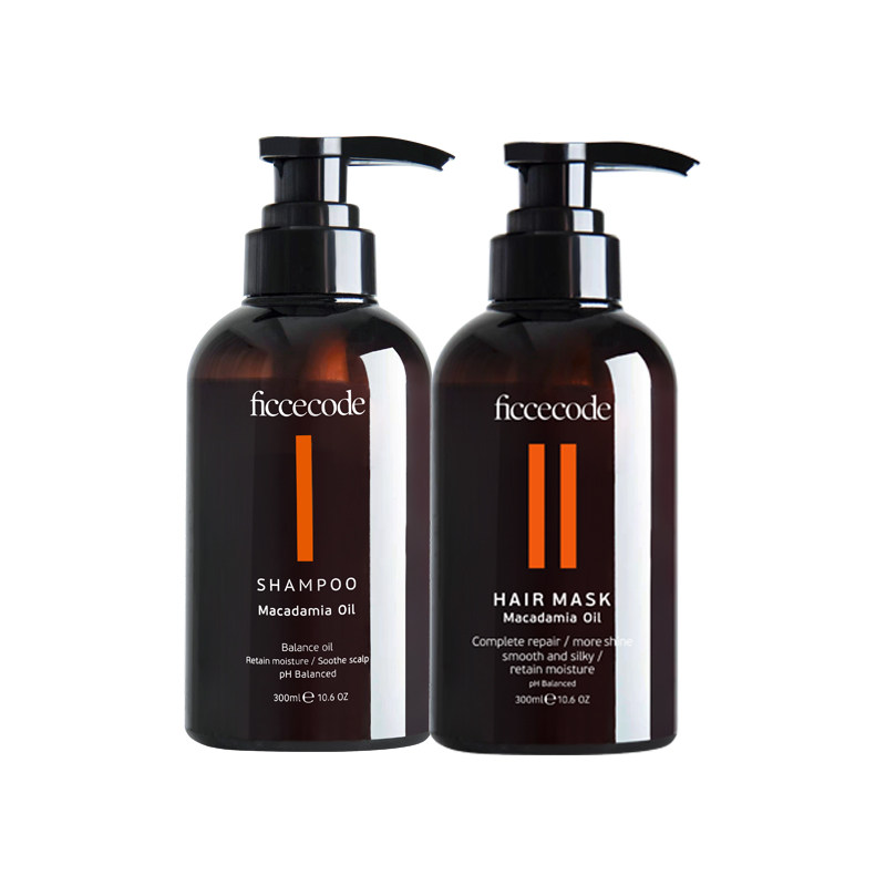 【坚果油洗护套装】菲诗蔻洗发水发膜修护干枯发改善毛躁发柔顺女