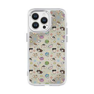 日韩苹果17蜡笔小新手机壳镜面适用13promax小米15华为pura80/nova9可爱卡通opporeno14新款好看vivox200