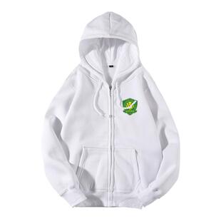 北京国安张玉宁张稀哲于大宝足球迷服开衫卫衣男女拉链款连帽外套