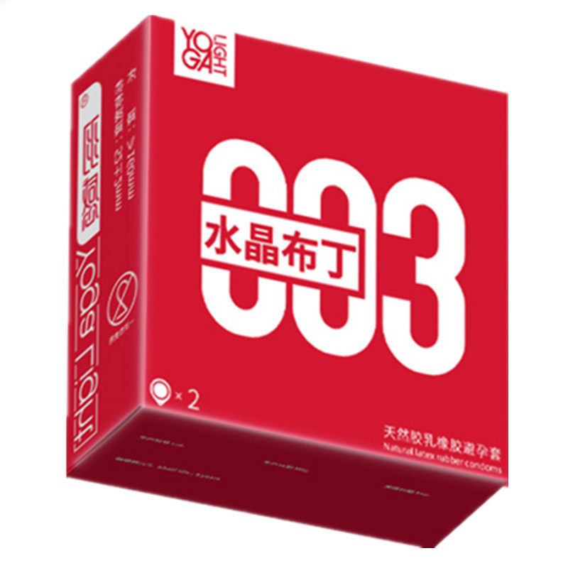 羽感003水晶布丁固态避孕套