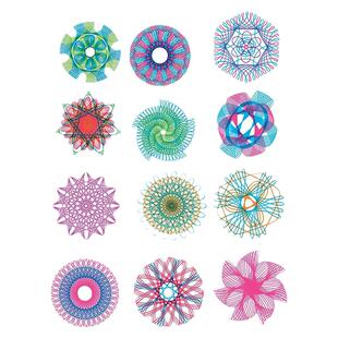 童年回忆好玩万花尺百变画图工具套装儿童益智动手美术玩具男女孩