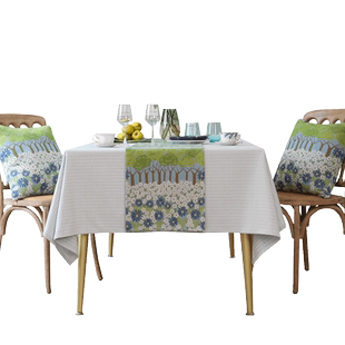 原野赞歌桌旗美式轻奢高端餐桌旗布高级感电视柜长条盖布2026新款