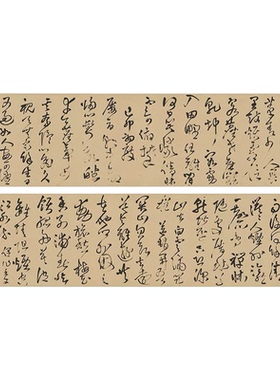 草书书法字帖王铎五言律诗四首