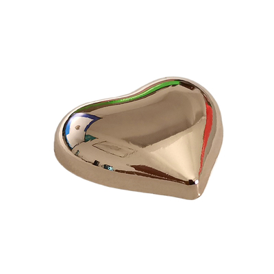 manual◆光滑爱心形开衫纽扣