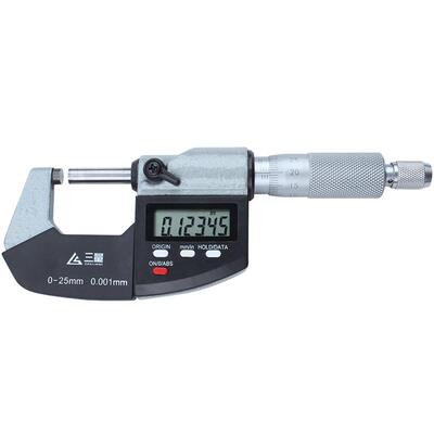 日本三量数显外径千分尺0-25mm
