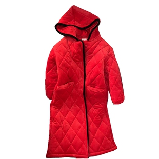 正红色本命年冬季女士三层加厚夹棉袍子睡衣喜庆结婚可外穿家居服