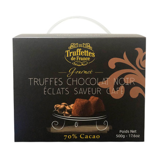 法国进口Truffles乔慕70%纯可可脂黑松露巧克力咖啡味200g礼盒装