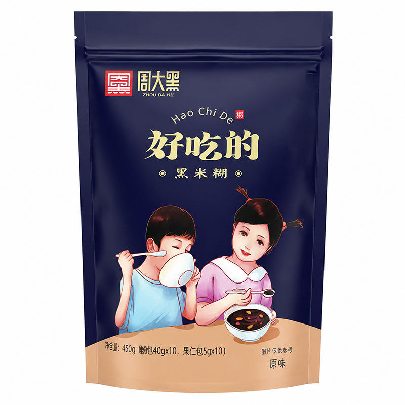 周大黑洋县黑米糊甜味原味