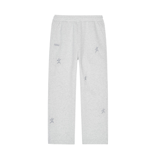 有志者UZIS宽松直筒卫裤子男款美式潮流秋冬加厚篮球运动长裤星迹