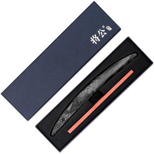 将公食品厨师雕刻刀主刀送刀鞘高碳碳钢水果雕花刀盘龙刀免磨包邮