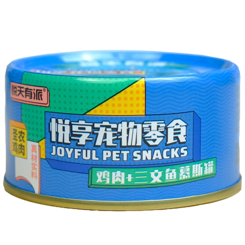 悦天有派天然无谷鲜肉宠物罐头犬猫通用零食罐头营养补水增肥湿粮