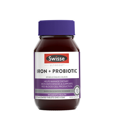 swisse益生菌补铁肠胃通畅