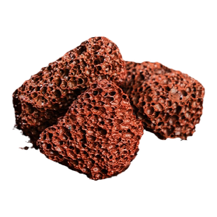 火山石鱼缸造景底砂专用装饰石头古法养鱼滤材水草泥天然底沙颗粒